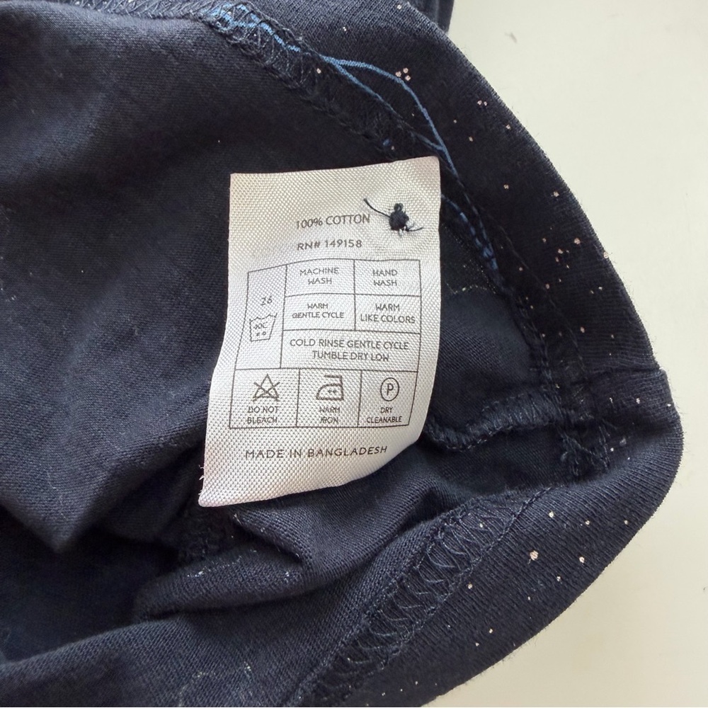 Dinosaur Print Short Sleeve Tee - Navy - Picture 3 of 5